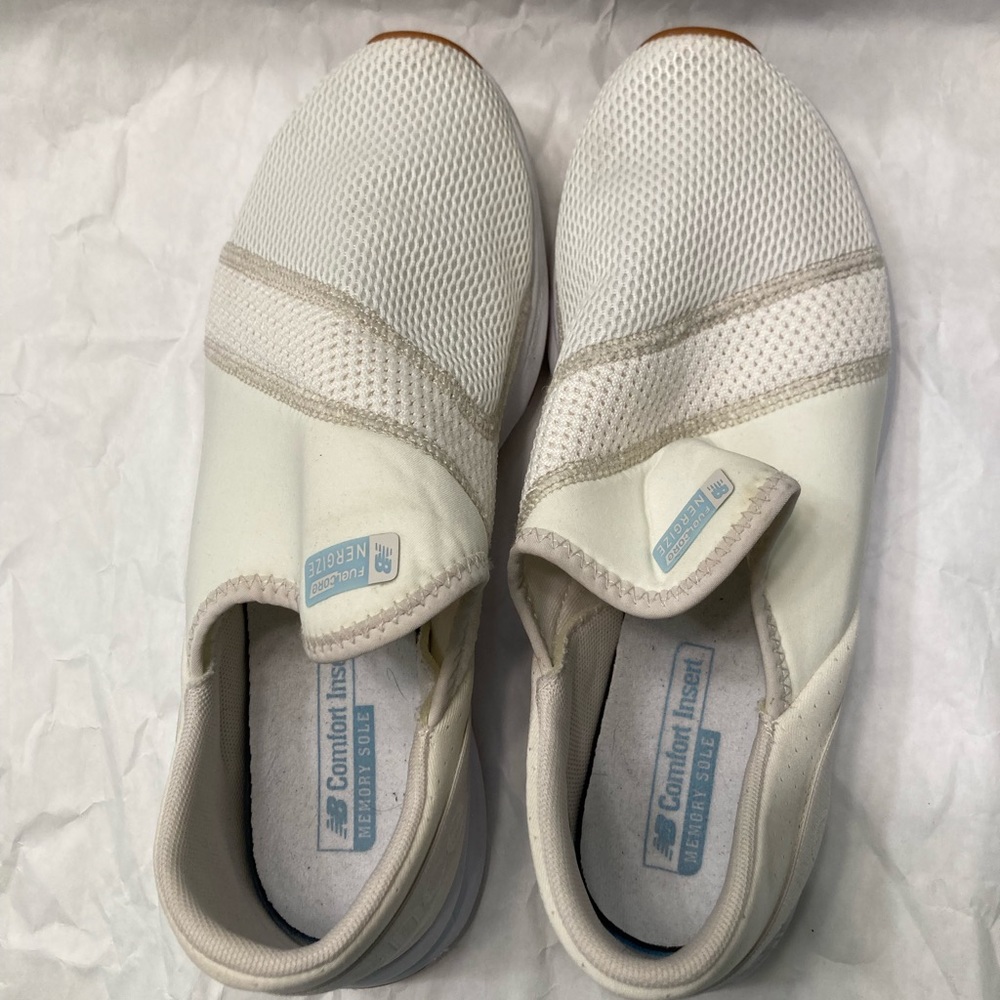 Ivory slip ons